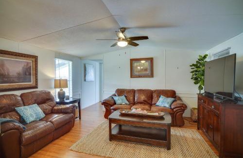 Lake Charles House | Charming Home with Dock, Near Downtown Lake Charles!