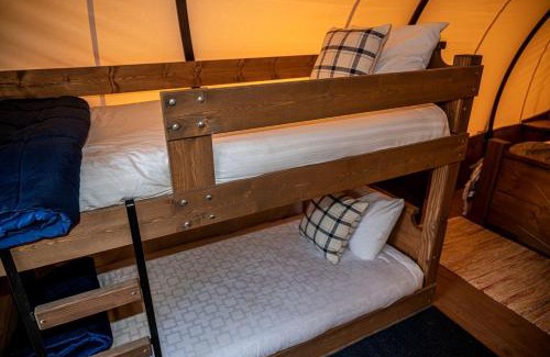 Bonners Ferry House | Charming Idaho Glamping Wagon with AC, Fire Pit & Breakfast | Bonners Ferry Escape