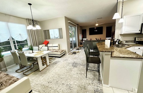 Woodmere Lakes House | Charming Lakeview Home, Heated Saltwater Pool, WiFi, AC, All Brand New Furniture