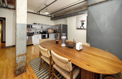 Old City Condo | Charming Loft in the Historic White Lily Building - Old City, Knoxville
