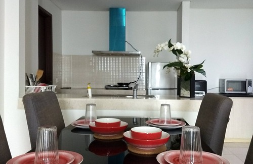 Jakarta Apartment | Charming Minimalist 3 Bedroom Apartment in St Moritz Puri Indah