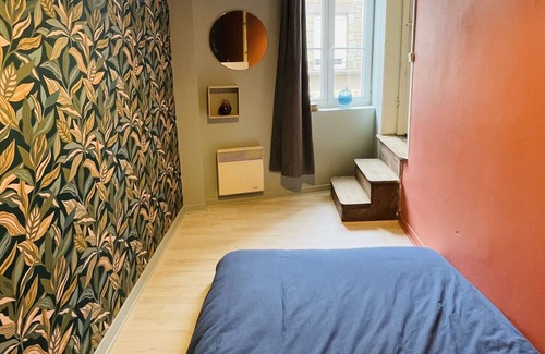 Le Teilleul House | Charming Norman village house with beautiful view of listed church