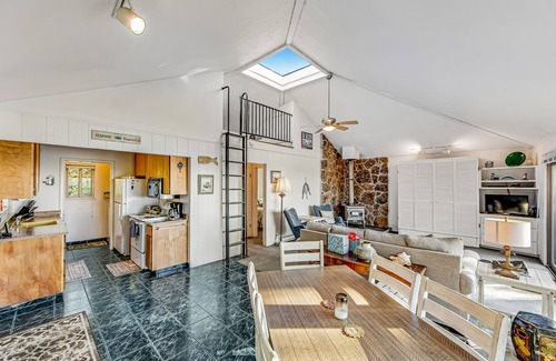 Anchor Bay House | Charming oceanfront home, private hot tub, & water views