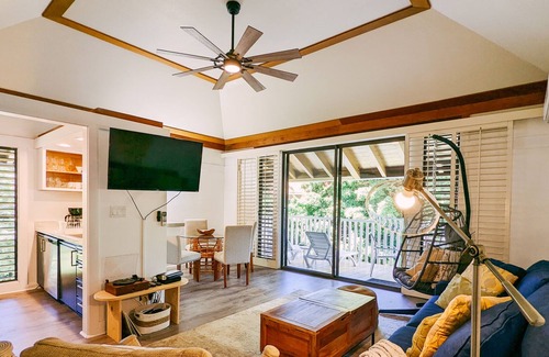 Poipu Condo | Charming Penthouse w/ AC, Steps from the Beaches!