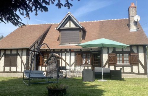 Chaon House | Charming private cottage of 6P 3CH3SDB Jacuzzi & swimming pool Sologne Orléans Beauval
