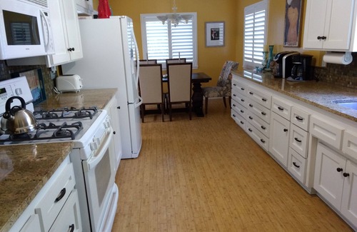 Marine Terrace House | Charming Remodeled Single Level. HotTub. Fenced backyard. Porch view!