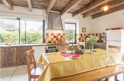 Guemene-Penfao Cottage | Charming Renovated Farmhouse with Private Garden, Wi-Fi, Bikes, and Family Amenities