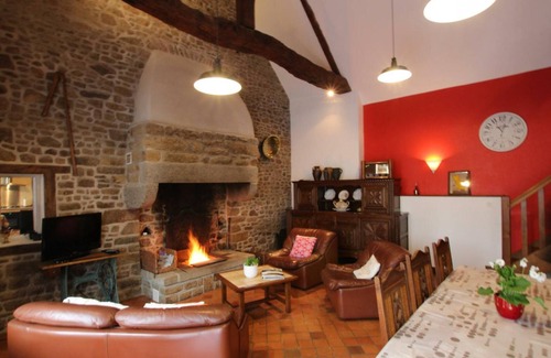 Le Grand-Celland Cottage | Charming Rural Home with Fireplace, Terrace, and Garden Near Mont St Michel
