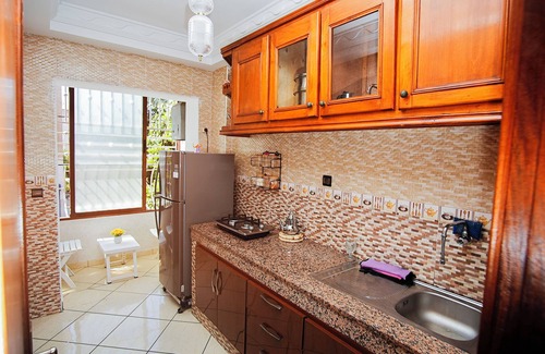 Ain Borja Apartment | Charming, secure and calm 2-bedroom apartment in Casablanca with AC
