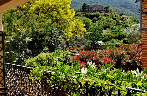 Ceret House | Charming sunny house in central Ceret with mountain views and outside space