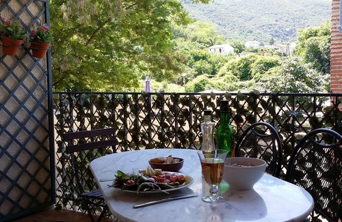 Ceret House | Charming sunny house in central Ceret with mountain views and outside space