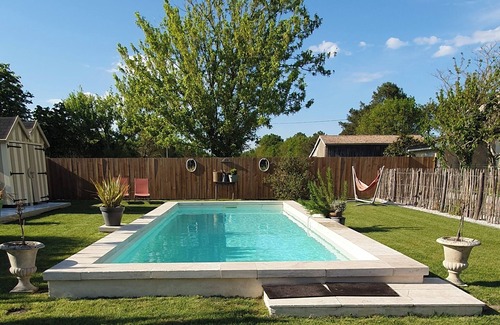 Carcans Villa | Charming villa withswimming pool between lake, océan and vineyards