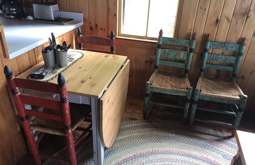 Bridgton Cabin | Charming Waterfront Cabin with Mountain View and Private Beach Access!