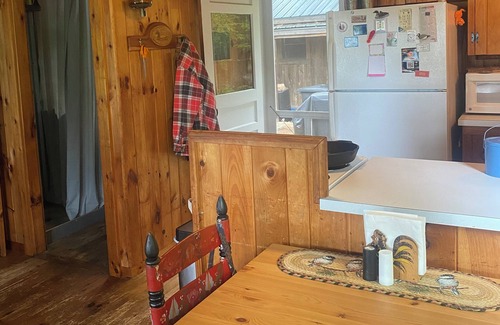 Bridgton Cabin | Charming Waterfront Cabin with Mountain View and Private Beach Access!