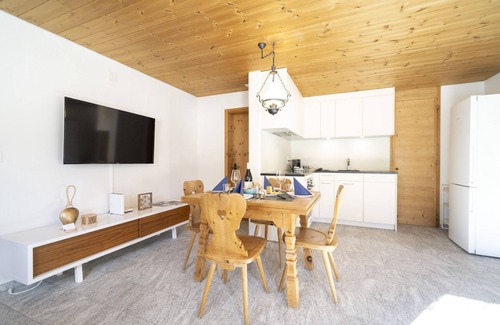 Sent Apartment | Chasa Sulai: Renovated holiday flat with a view Sent
