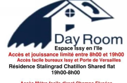 Chatillon House | Chatillon Citea Access dayuse Room - Work and Day Rest Timeshare -15 minutes Paris Montparnasse - - Formule Temps Partagé
