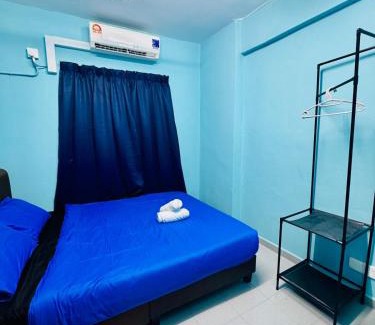 Gelugor Apartment | Cheap & Cozy 1BR Walk to USM 10 Min Malaysian guest only