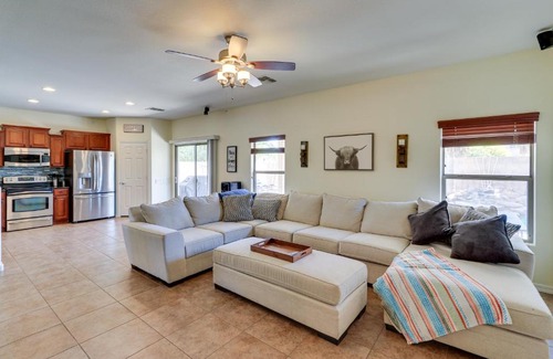 Maricopa House | Cheerful Maricopa Gem with Home Theater and Game Room!