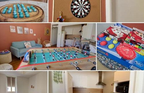 Amberieu-en-Bugey Apartment | chez lulu-La salle de jeux-3 chambres-5pers-cnpe bugey