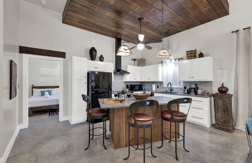Fredericksburg House | Chic Comfort Just Steps From Main Street!