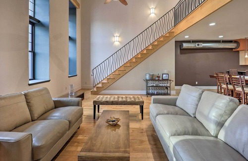 Sullivan County Condo | Chic Downtown Escape, 8 Miles to Motor Speedway!