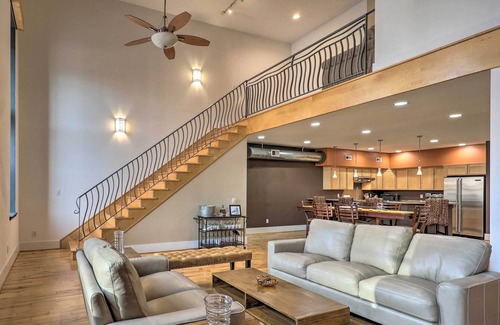 Sullivan County Condo | Chic Downtown Escape, 8 Miles to Motor Speedway!