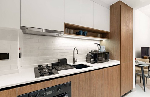 Dubai Apartment | Chic Dubai Studio w/Balcony, Pool, Gym, Free Parking Near Expo Metro