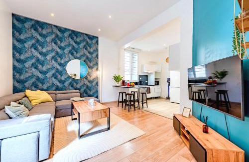 Saint-Martin Apartment | Chic Family - Neuf & Moderne - Parking Wifi Centre Ville Gare TGV - Confort idéal Famille - OFFRE SPECIALE
