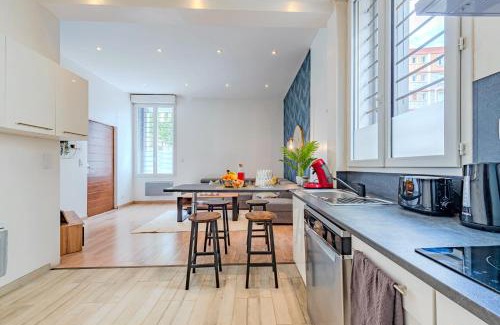 Saint-Martin Apartment | Chic Family - Neuf & Moderne - Parking Wifi Centre Ville Gare TGV - Confort idéal Famille - OFFRE SPECIALE