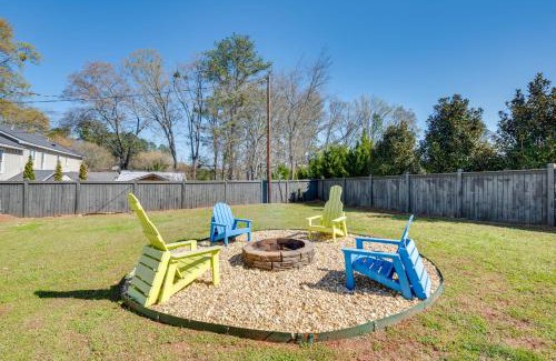 Marietta House | Chic Marietta Getaway with Fire Pit and Grill!