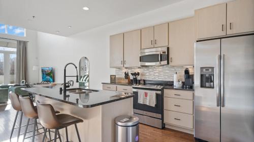 East Market District Apartment | Chic Modern Condo in the Vibrant NuLu District