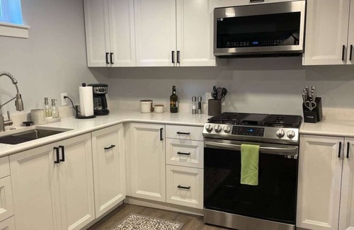 West Lafayette Apartment | Chic Modern Stay: The Perfect Boiler Up Stay!