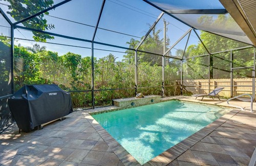 Naples Park House | Chic Naples Retreat with Private Heated Pool and Lanai