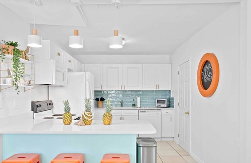 Indian Rocks Beach House | Chic Ocean Oasis w/ Heated Pool, 2 Blocks to Beach