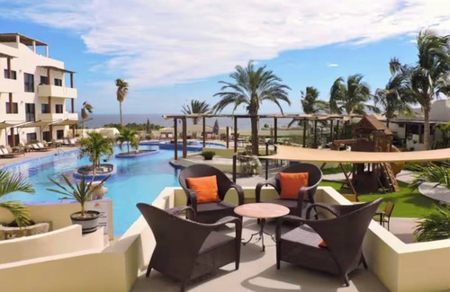 La Ventana Apartment | Chic Partial Ocean View Studio with Fitness Room, Pool, and WiFi in La Ventana!