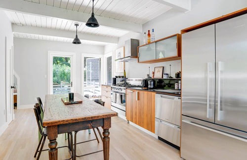 Shelter Island House | Chic Shelter Island A-Frame with Private Pool, Stylish Interiors, and.