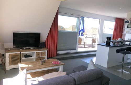 Busum Apartment | Chic vacation apartment for your North Sea vacation for two at the family lagoon