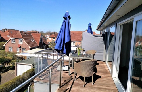 Busum Apartment | Chic vacation apartment for your North Sea vacation for two at the family lagoon