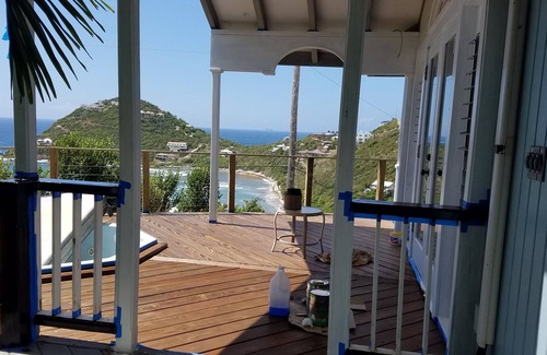Hart Bay Apartment | Chocolate Hole Studio-Outdoor Space, Hot Tub, Kitchenette and Beautiful Views!