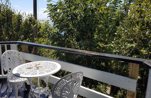 Hart Bay Apartment | Chocolate Hole Studio-Outdoor Space, Hot Tub, Kitchenette and Beautiful Views!