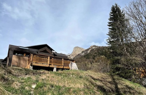Nancroit Ski Chalet | Chrystal - Chalet Cime - 18 m2 - Wohn-/Küchebereich, 1 Schlafzimmer, 1 Badezimmer 2 persons