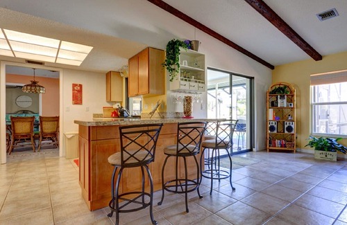 Venice House | Circle Drive Venice Island Pool Home a Short Walk To Your Own Private Beach!