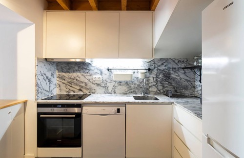 Centro / Baixa Apartment | City Center Duplex w/Patio by LovelyStay