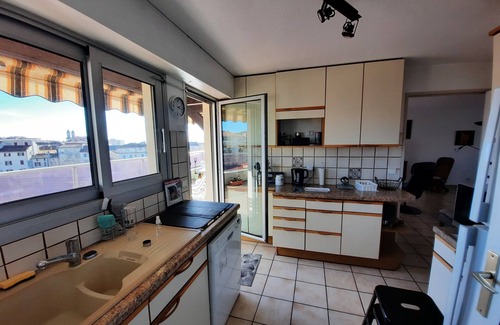 Saint-Raphael Apartment | City center, large terrace, 5th top floor, all on foot, sea view