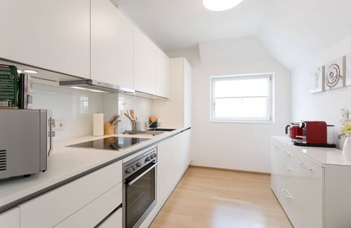 Wieden Apartment | City Center Outside, Tranquility Inside - 3 Bedroom Penthouse & Private Terrace