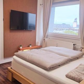 Mainz Apartment | City Lage mit Rheinblick