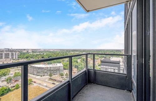 Kitchener Apartment | City View 1BR Condo - King Bed & Private Balcony
