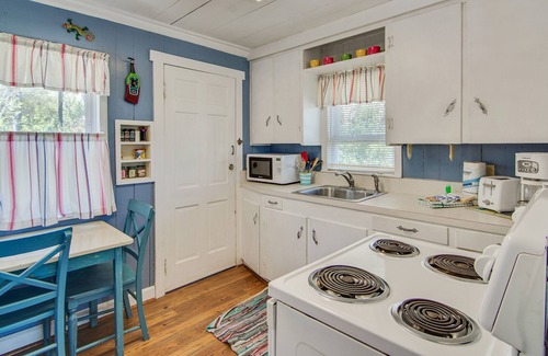 Folly Beach House | Classic beach home w/ porch, central AC, & ocean views - next to downtown Folly