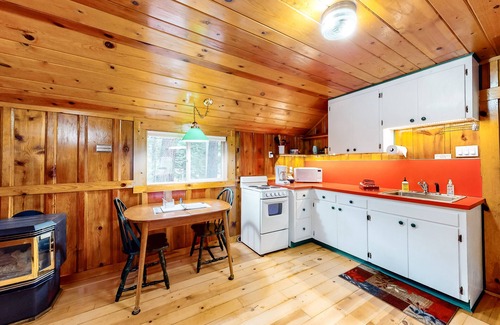 Joseph House | Classic Cabin w/Gas Fireplace & Large Yard - Walk to the Lake, Dogs Welcome