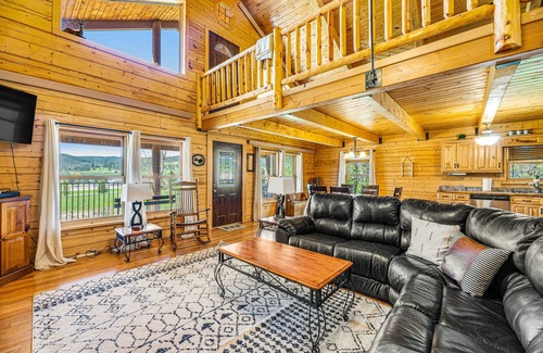 Sturgis House | Classic home w/loft, private hot tub, 2 fireplaces, gas grill, W/D, large deck